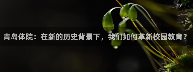 一竞技官方正版app五金厂：青岛体院：在新的历史背景