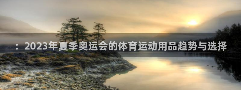  一竞技平台可靠吗：：2023年夏季奥运会的体育运动用品趋势与