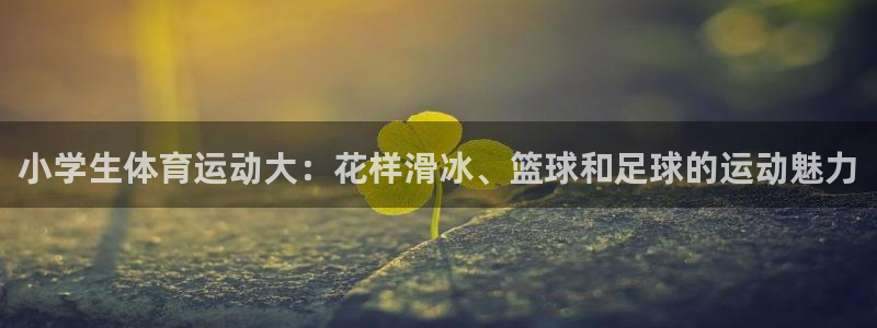 一竞技网页版入口：小学生体育运动大：